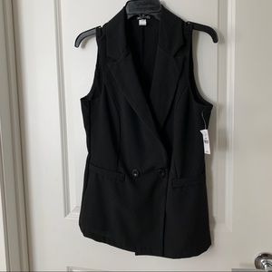 Long Black Vest